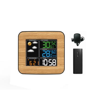 China Calendars Custom 433 MHz Color Display Wireless Weather Station With Hygro-thermometer for sale