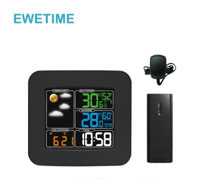 China Factory Wireless Digital Home Supply ColorWeather Planned Station With Outdoor Sensors for sale