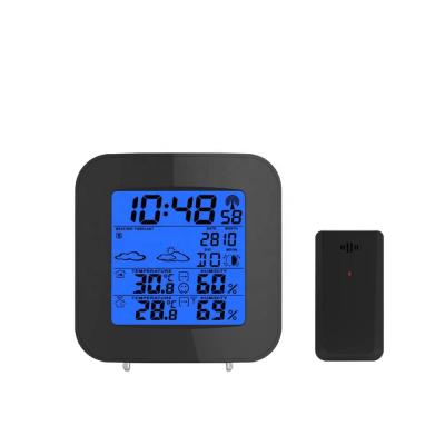 China Calendars Consumer Electronics Wireless Weather Station Clock With Radio Controlled for sale