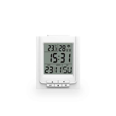 China Calendars RCC Radio Controlled Digital LED Alarm Clock With Temperature for sale