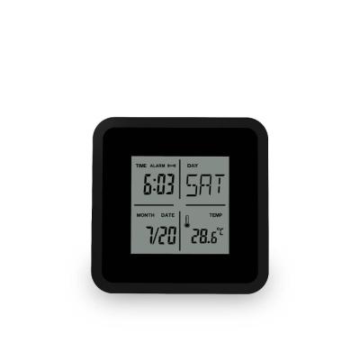 China Calendars Promotion Gift LCD Mini Digital Alarm Clock With Temperature for sale