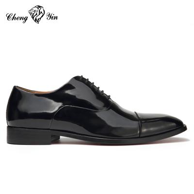 China Italian handmade dress men's shoes fashion trend office dress men's shoes new come cowhide goodyear leather men's shoes for sale