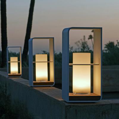 China Contemporary Decorative Ip54 Garden Courtyard Morden Lights Aluminum Acrylic Outdoor Led Lamp for sale