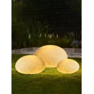 China Garden Yard Lawn Decoration Stone Light Lamp Outdoor Waterproof Creative Led Decorative Stone Lamp for sale