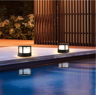 China Outdoor Courtyard Led Round Shape Garden Wall Light Ip54 Aluminum Waterproof Wall Light For Garden Park Yard for sale