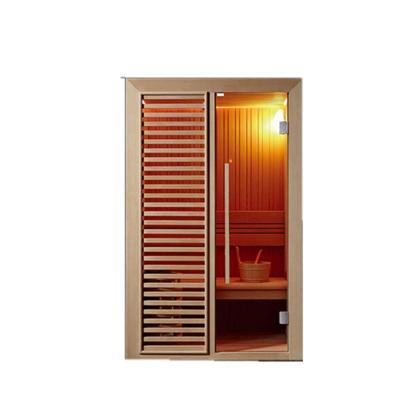 China Computer Control Panel OEM Waterproof Durable 2 Person Sauna Infrared Luxury Outdoor Steam Bath for sale