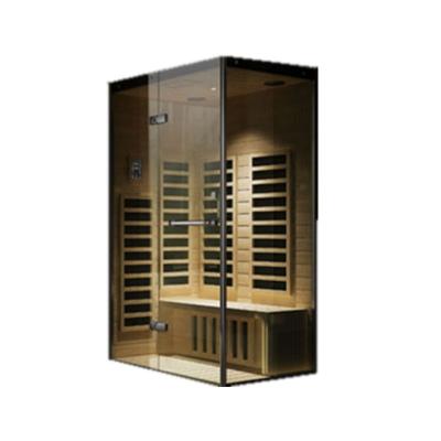 China Computer Control Panel OEM The Latest Custom Luxury Indoor Traditional 2 Person Sauna Steamer for sale