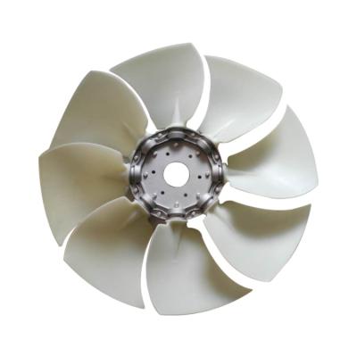 China Building Material Stores Excavator Engine Parts D12 Engine Fan Blade EC380 Nylon Radiator Cooling for sale