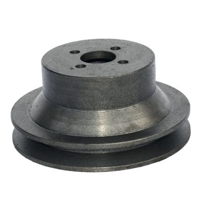 China Accessories construction material stores excavator belt and pulley 4D31 4 holes excavator water pump pulley wheel for sale