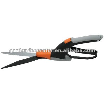 China Anti-Slip Handle (GD-12054) Mid 360 Degree Carbon Steel Swivel Grass Shear Shears Garden Scissors for sale