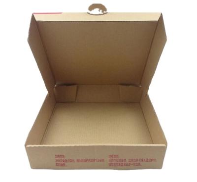 China Recyclable Customized Shapes And Printing Exquisite Pizza Box Corrugated Cardboard for sale