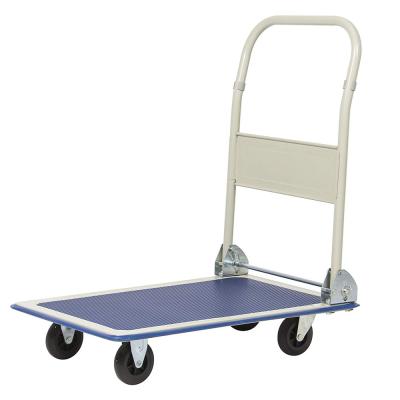 China Wholesale household tool kit swooden platform folding furniture equipment moving cart with wheels for sale