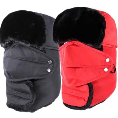 China Ski Bomber Hats Russian Ushanka Winter Warm Snow Winter Warm Snow Cap Thick Outdoor Recycling Coldroof Plush Fur Hat Ski Bomber Hats People Women Men for sale