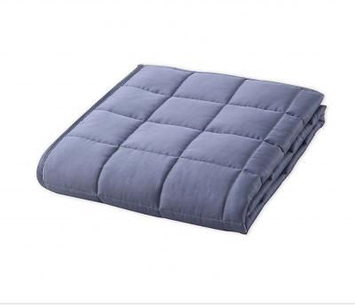 China Anti-Bacteria Free Samples Breathable Cotton Soft Packaging Deluxe Weighted Blanket Twin Size For Insomnia for sale