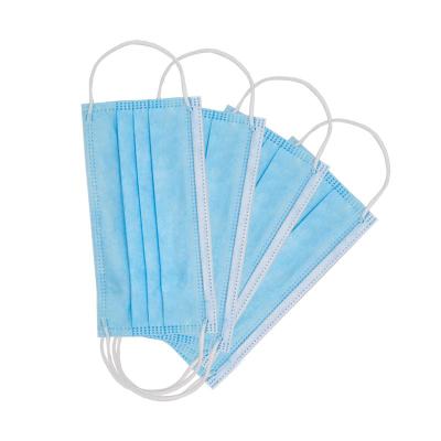 China Clinic Care Face Mask Filter Blue Disposable Medical Protective Breathing Mask for sale