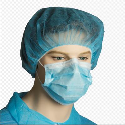 China Clinic EN14683 Type IIR 3 Ply Blue Medical Disposable Surgical Face Mask for sale