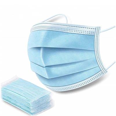 China Clinic Surgeery 3 Ply Disposable Medical Mask Mascarilla Disposable Breathable Dental Face Mask Dental Face Mask for sale