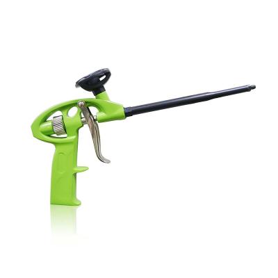 China Aluminum Manufacturing Professional PU Foam Green Caulking Gun for sale