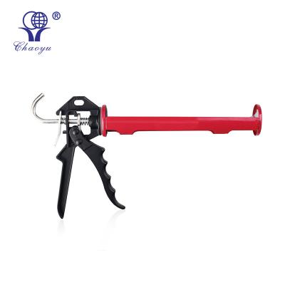 China Best Large Professional Silicone Aluminum Red Caulking Gun for sale