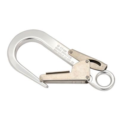 China High Quality Fall Protection Gear Chrome Plated Carabiner With Eyelet for sale