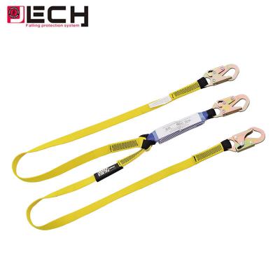 China Polyester Polyester Seat Belt Energy Absorber Work Positioning Lanyard for sale