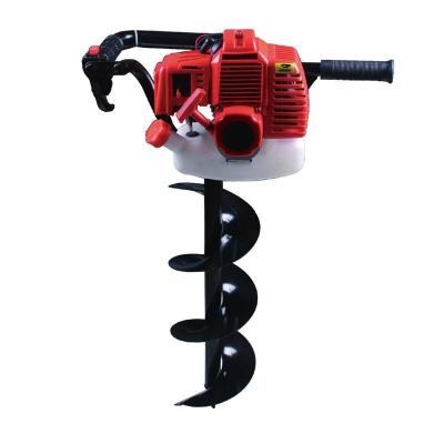 China Powerful Agriculture 63cc Earth Auger Garden Soil Digger Tools Post Hole Digger Digging Drill for sale