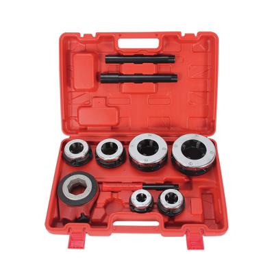 China 6pcs set thread tapping HOSE THREADER KIT FARMERS PLUMBERS DIY TOOL RATCHET STOCK XH-TDS006 for sale