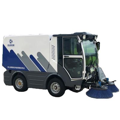 China Construction worksÂ   Good Quality Road Sweeper Water Truck Vacuum Spraying Road Sweeper for sale