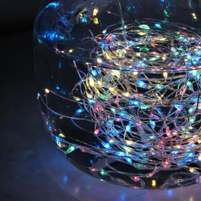 China 8 Mode Timer Fairy Lights Multicolor Waterproof Battery Operated Copper Wire LED String Light Control for sale