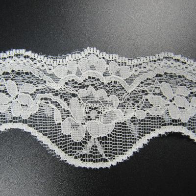 China Sustainable Hot Selling 5CM Scallop Shape French Lace Trim For Garments for sale