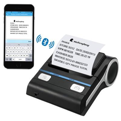 China MHT-P8001 80mm Mini Mobile Printer Free IOS APP Black Portable SDK Small Portable Handheld Receipt Thermal Printer for sale