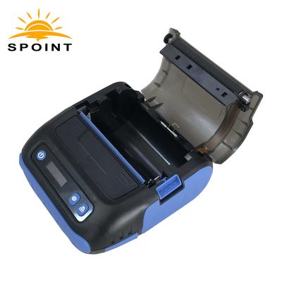 China Black And Blue New Product 80Mm Portable Handheld Label Receipt Thermal Printer In Dubai for sale