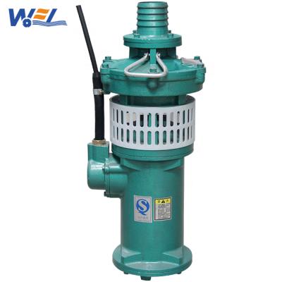 China Raw Water Oil Immersed Centrifugal Clean Water Electric Oil Filled Submersible Pump QY Plug for sale