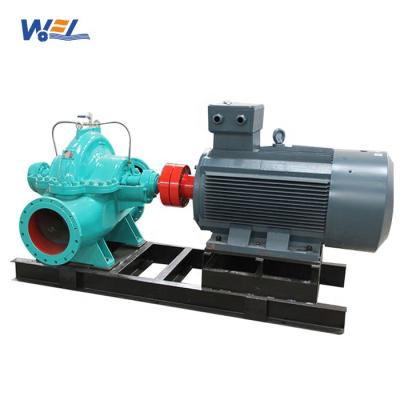 China Commercial Electric Buildings High Capacity Double Suction Single Stage Split Case Horizontal Centrifugal Water Pump for sale