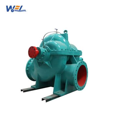 China Buildings 300m3/h 500m3/h Large Flow Commercial Clean Water Double Suction Horizontal Split Crate Pump for sale