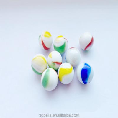 China Retail 25mm Colored Glass Balls Factory Wholesale Large Spot Round Solid Glass Marble Ball for sale