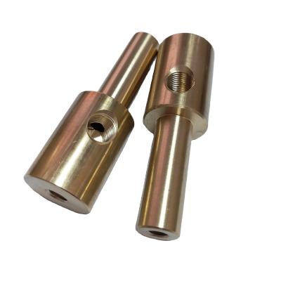 China Cheap Brass CNC Lathe Service Turning Mechanical Parts /Electrical Parts Conductive Rod ,C for sale