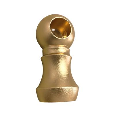 China Cheap Custom High Quality Round Special Shaped Brass Head Molding Parts Service Custom Furniture Brass Copper Component CNC Machined for sale