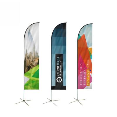 China FLYING FLYING Style Flagpole Feather And Fiberglass Material Flags For Outdoor Advertising And Display for sale