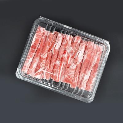 China Disposable Disposable Blister Factory Directly Plastic Seafood Meat Packaging Box for sale