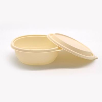 China Minimalist Compostable Makers 550ml Salad Food Box for sale