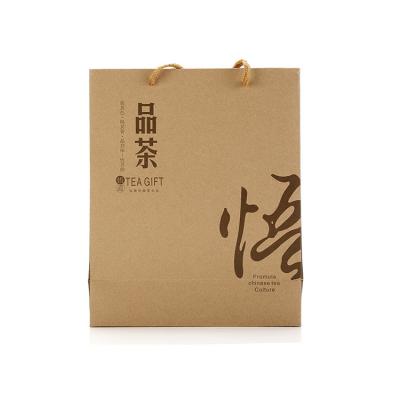 China Simple and Fashionable Biodegradable Tea Packaging Handbag for sale