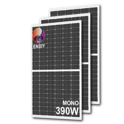 China Top Ten Manufacturers Enxiy Sales 108 Half Stack 390w 395w 400w 405w 410w Solar Cut Cells 182*91mm Solar Panel 182*91mm for sale