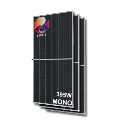 China Enxiy 182*91mm mono photovoltaic solar panel manufacturer 390w 395w 400w 405w 410w wholesale solar panels for sale