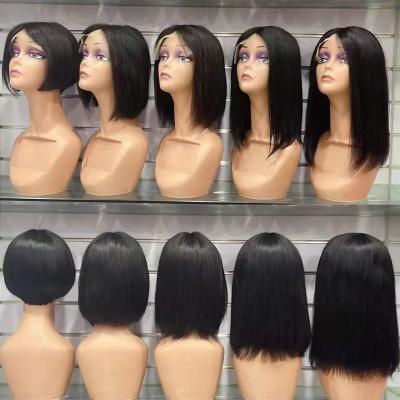 China Cheap Price Letsfly Bob Wigs Human Hair Lace Front Brazilian Human Hair Straight T Part Wave Silky Straight Lace Wig Extensions Free Shipping for sale