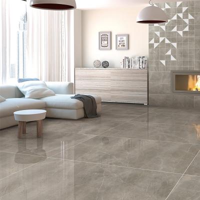 China Best Selling Marble Tiles Good In Asia Gray Luxury Polished Porcelain Tiles for sale