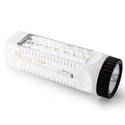 China ABS Multifunctional Rechargeable LED Torch Light Durable Torch With Lead Acid Battery for sale