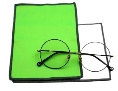 China Microfiber Glass Cleaning Cloth Monocle Suede Joyeria de Para de microfibra de pano de limpieza de verre for sale