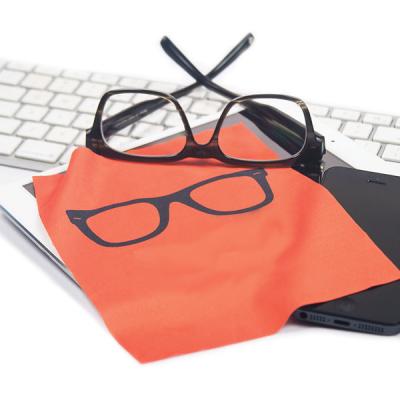 China Bulk Glass Cleaner Selling Microfiber Monocle Eyeglass Sunglasses Eye Attractive Printing Glasses Wiping Cleaning Cloth for sale