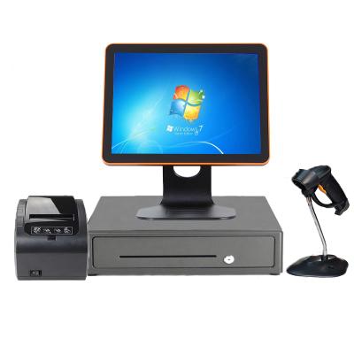 China billing machine for supermarket /cash register 15 inch Cashier Pos System for sale